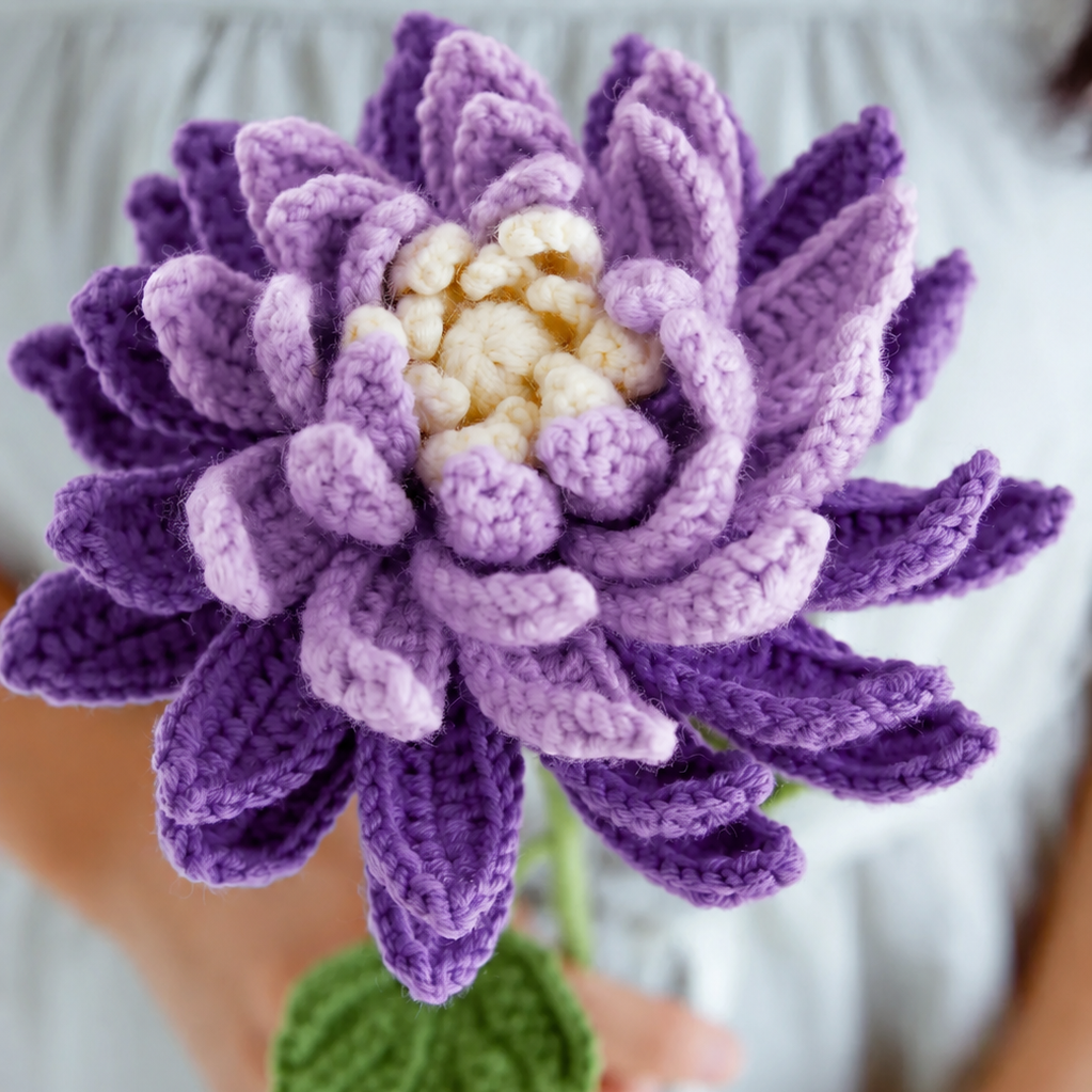 Handmade Crocheted Dahlia