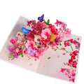 Floral Orchid Greeting Card with Envelope Joy Blooms London