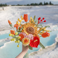 Forever Blooms – Handcrafted Crochet Mix Flowers Wedding Bouquet Joy Blooms London