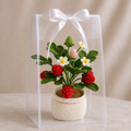 Handmade Crochet Strawberry Potted Plant Joy Blooms London