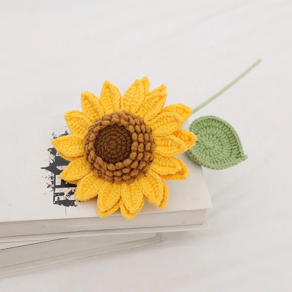 Handmade Crocheted Sunflower 🌻 Joy Blooms London