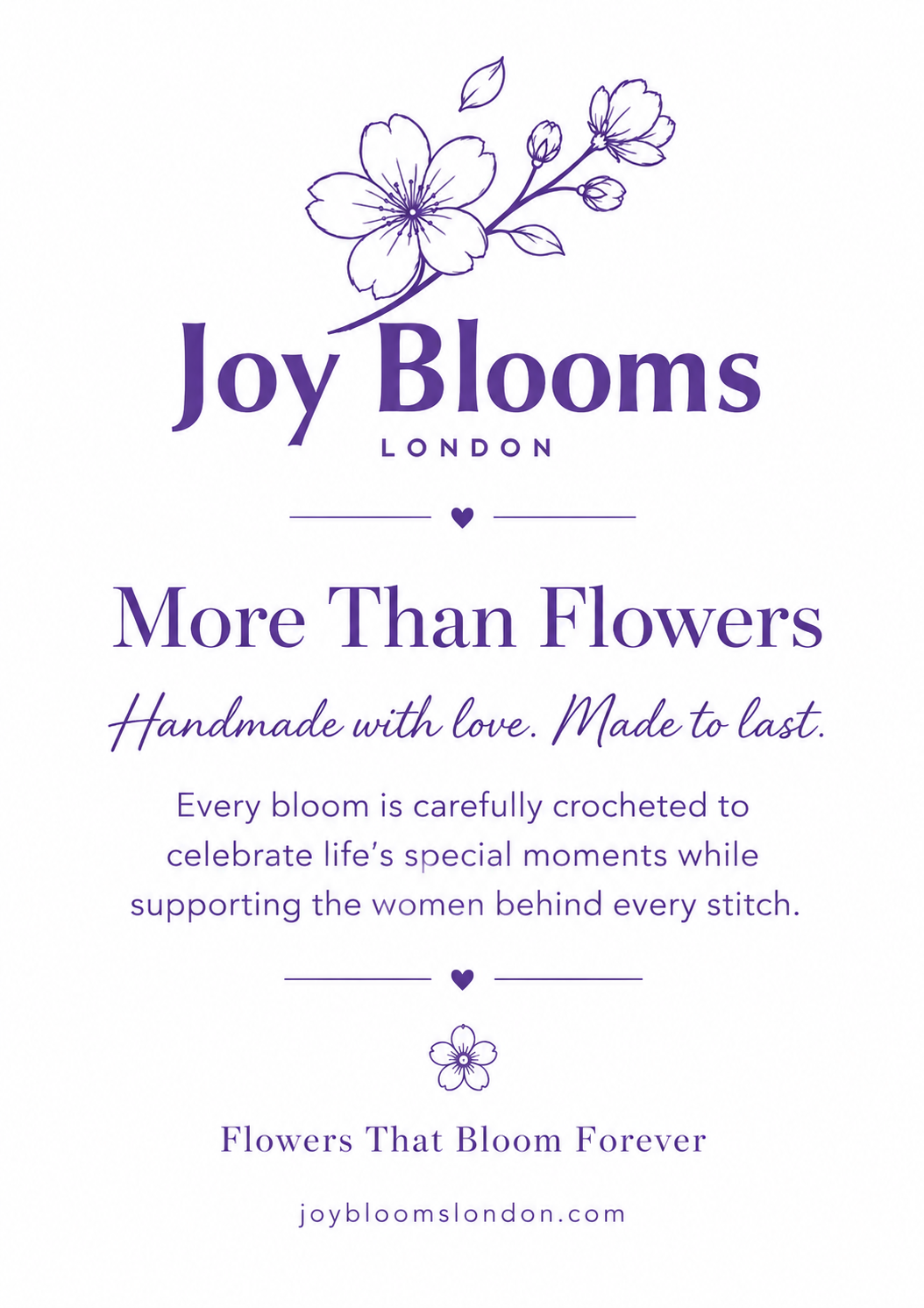 Joy Blooms London – More Than Flowers